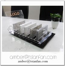 Srt122 Granite Display Stand , Stone Desktop Display , Acrylic Display Rack