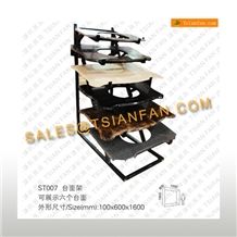 St007 Stone Ceramic Marble Quartz Display Stand Rack