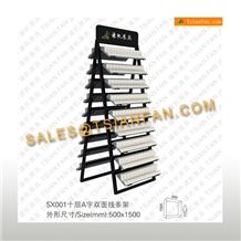 Sx001 Stone Ceramic Marble Quartz Display Stand Rack