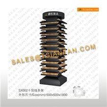Sx002 Stone Ceramic Marble Quartz Display Stand Rack