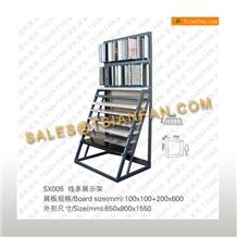 Sx005 Stone Ceramic Marble Quartz Display Stand Rack
