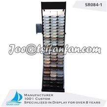 Triple Row Stone Sample Display Rack