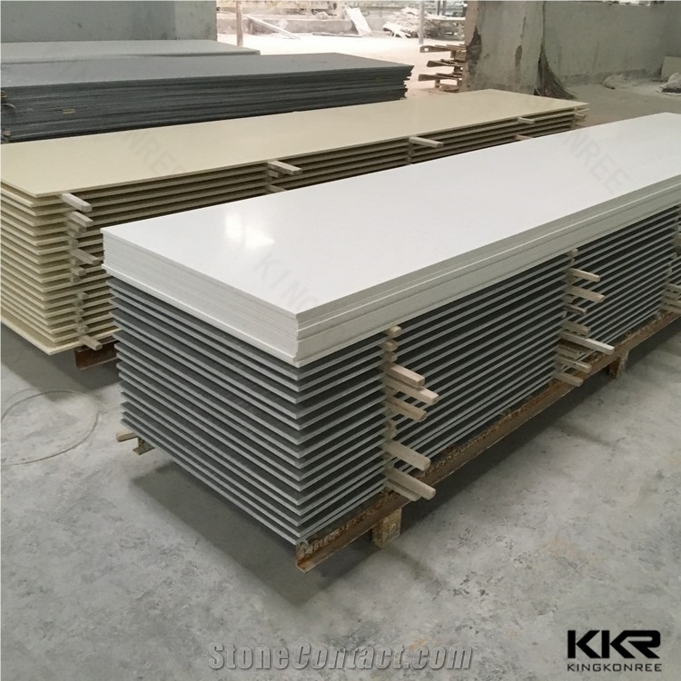 6mm 8mm 10mm 12mm Korean Solid Surface Artificial Stone Acrylic