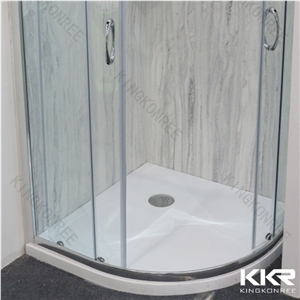 900900mm Quadrant Resin Shower Trays with Drainer