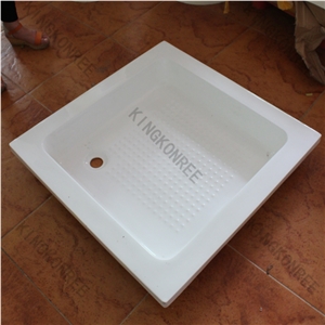 Bathroom Sanitary Ware Solid Surface Resin Shower Trays