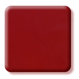 Hi-Macs Building Material Artificial Stone Acrylic Elegant Pure Red Slabs Acrylic Solid Surface Sheets