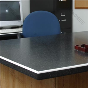 Popular Black Artificial Stone Kitchen Countertops and Counter Tops