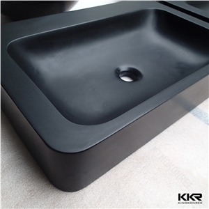 Solid Surface Square Basin