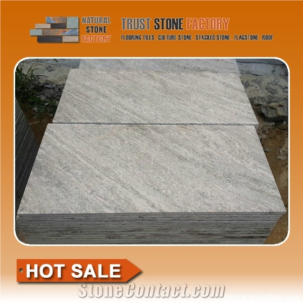 Grey Quartzite Flooring Tiles,Himalaya Slate Paving Tiles, White Quartzite Paver Tiles