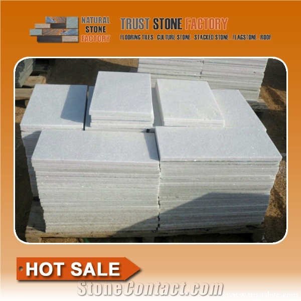 White Quartzite Stone Flooring Tiles,White Quartzite Paver Stone Tiles,Beige Quartzite Flooring Tiles