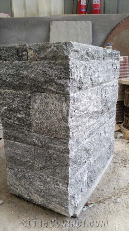 Black Granite Mushroom, Multicolor Grey Granite Wall Tiles, Mushroom Wall Tiles