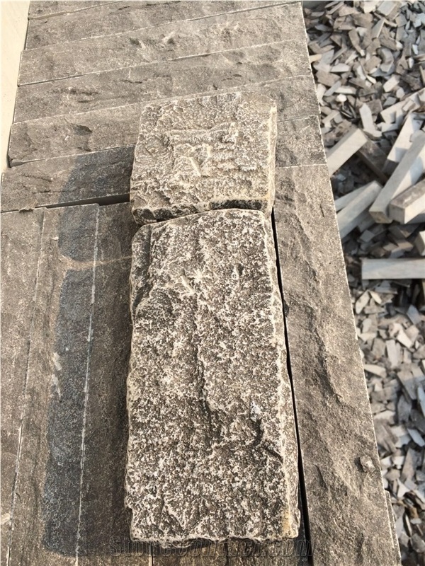 China Grey Limestone Antique Walling Stone,Tumbled Wall Paving