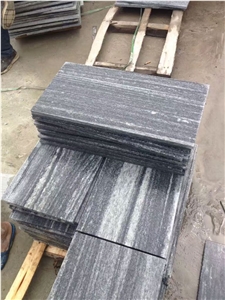 G302 Cloudy Grey Wooden Vein Granite Flooring,Wood Grain Granite