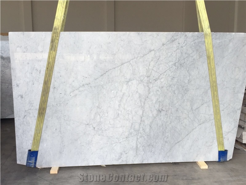 White / Bianco Carrara Cd Marble, Italy White Marble Slabs