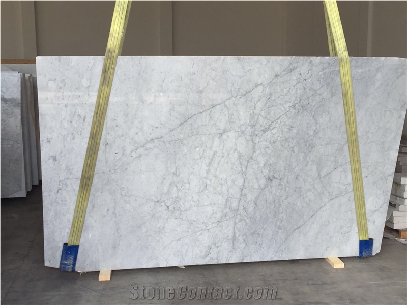 White / Bianco Carrara Cd Marble, Italy White Marble Slabs