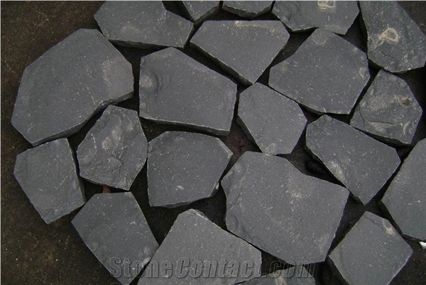 Black Basalt Cube Stone & Pavers, Garden Stepping Pavements, Driveway Paving Stone