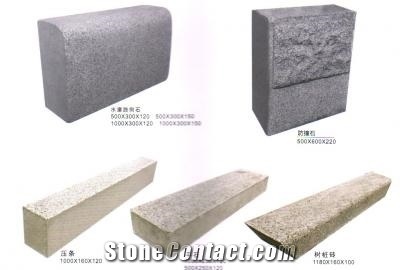 Grey Granite Kerbstones, Grey Granite Kerbs, Grey Granite Road Stone