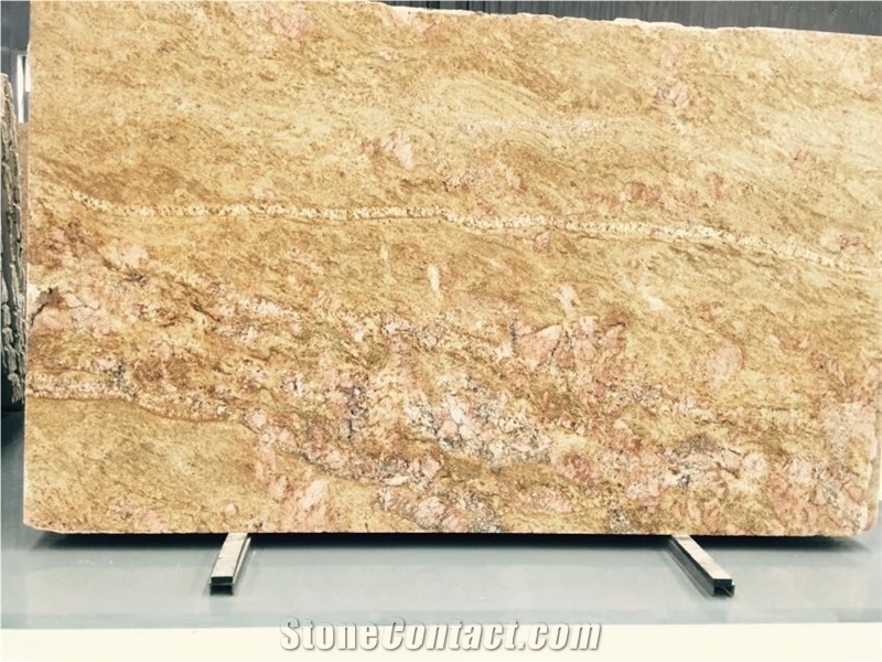Imperial Gold Granite Slabs & Tiles, China Yellow Granite