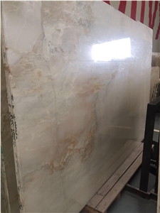 China White Onyx with Golden Thread,Tiles & Slabs, Wall Covering & Flooring, Golden White Onyx
