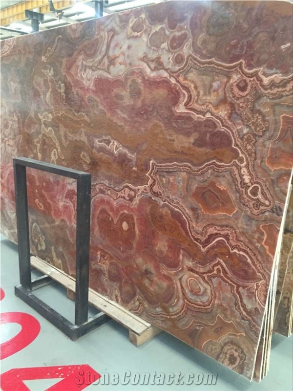 Translucent Golden Clouds Vein Onyx Slabs & Tiles, China Yellow Onyx