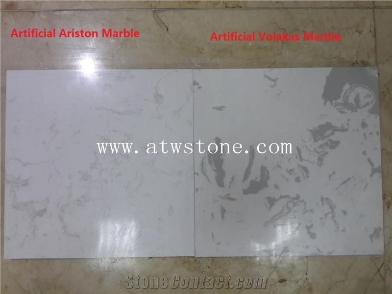 Ariston and Volakas Artificial Marble Slabs