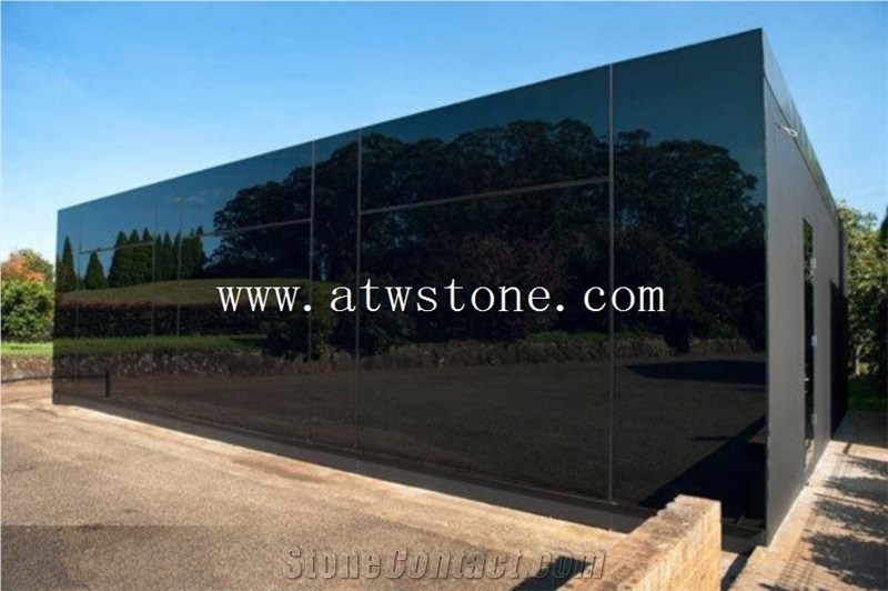 Black Crystallized Glass Stone, Black Crystal Glass Panel