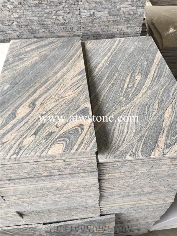 China Juparana Granite Slabs, China Grey Granite