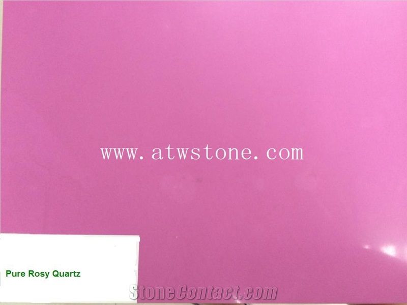 Pure Rosy Quartz Stone Slabs