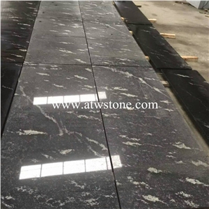 Snow Flake Granite Slabs & Tiles, China Black Granite