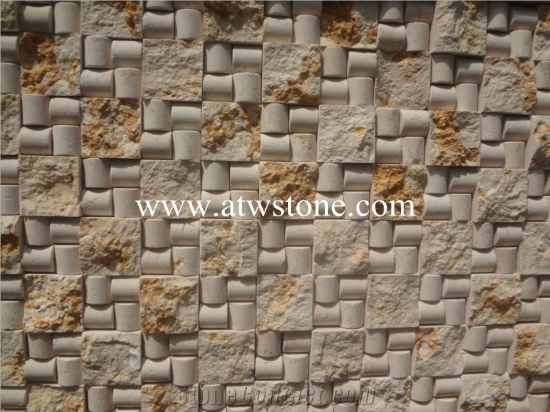 Sunny Beige Marble Cultured Stone Wall Panel