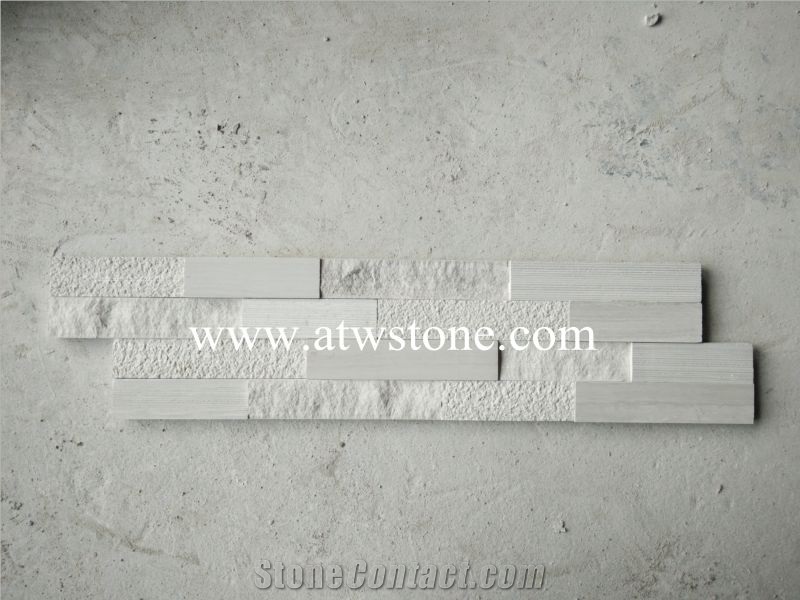 White Wooden Marble Cultured Stone, White Wood Marble Cultured Stone, Z Type Cultured Stone