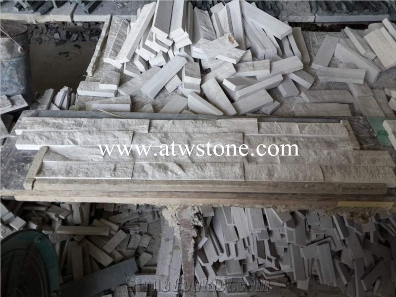 White Wooden Marble Cultured Stone, White Wood Marble Cultured Stone, Z Type Cultured Stone