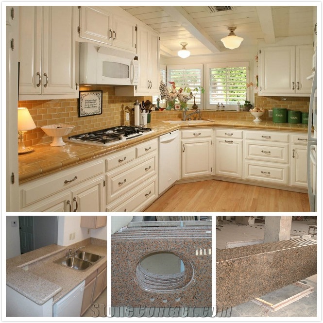 Hot Sell Chinese Yellow Granite Kitchen Countertop