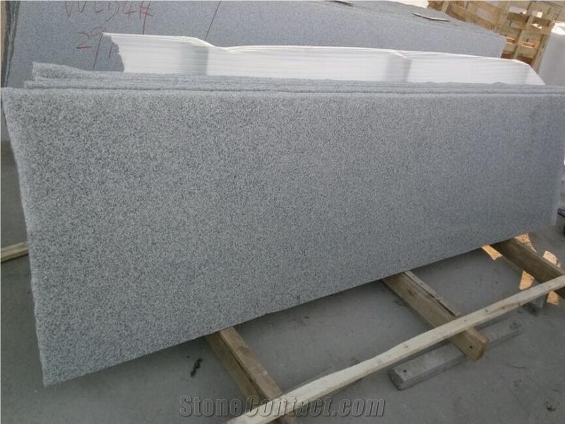 Polished G603 Light Grey Tile Cube Granite Slab