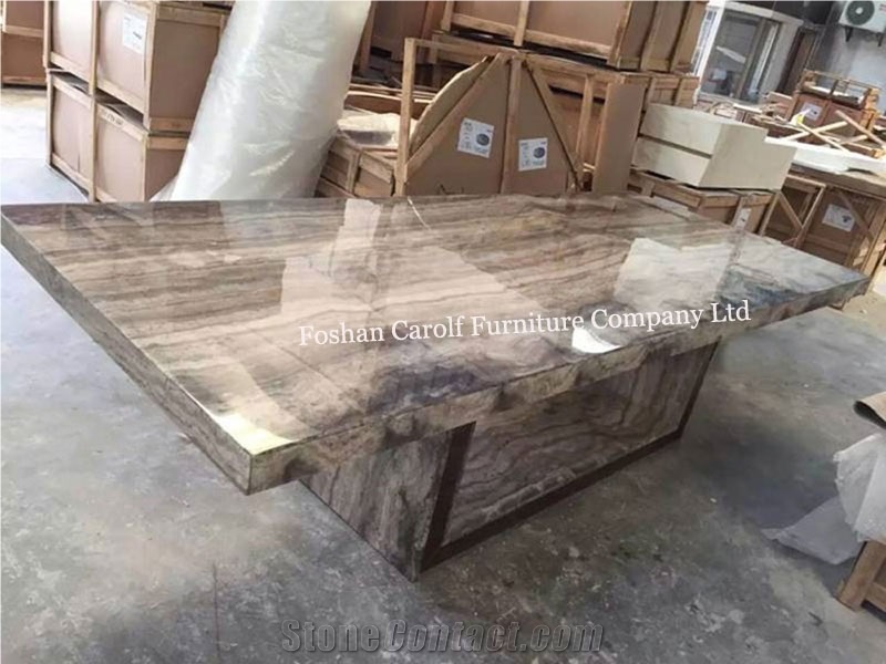 Marble dining best sale table for 8