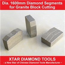 Dia.1600mm High Sharpness Diamond Segment for Granite and Basalt