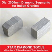 Dia.2000mm Diamond Segments for Granite Block Cutting