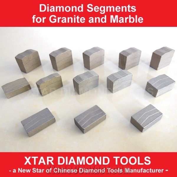 Dia.3000mm Diamond Segments for Granite Block Cutting