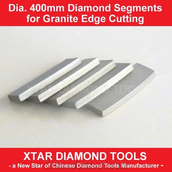 Dia.400mm Diamond Segments for Manual Edge Cutting Machine