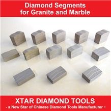 Diamond Segments for Multiblade Bridge Block Saw