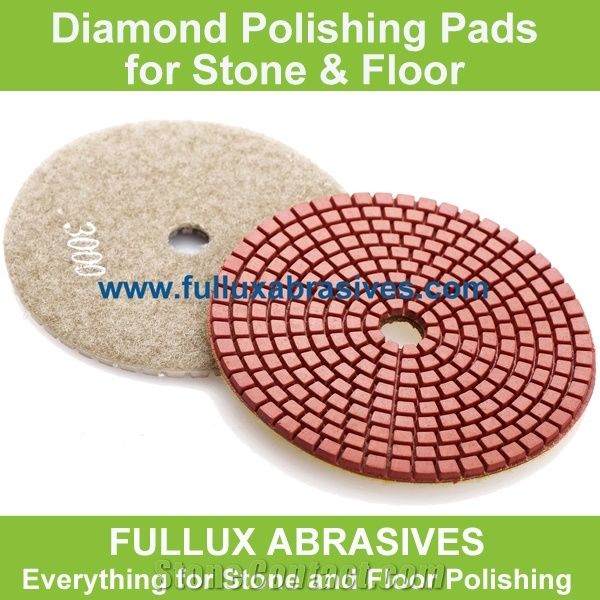Wet Polishing Pads for Granite with Velcro Backing