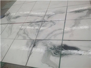 Landscaping Snow White Marble High Polished Tiles Low Prices