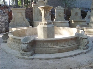 Marble Carving Garden Fountain