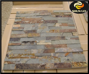 Natural Stone Veneer/Wall Stone Panel/China Multicolor Cultured Stone