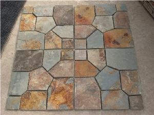 Rusty Slate Tile Irregular Flagstone