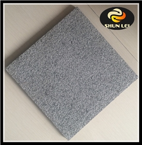Sand Blasted Yixian Black Granite Tile China Black Granite for Interior-Exterior Decoration