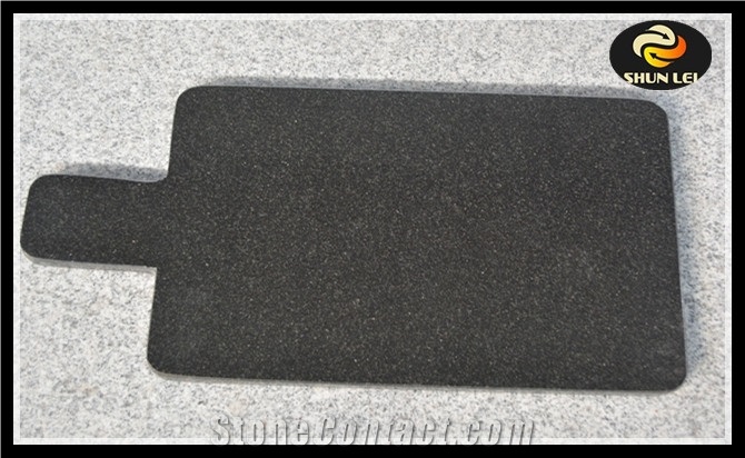 Shanxi Black Granite Cheese Board, Black Granite Kitchen Accessories