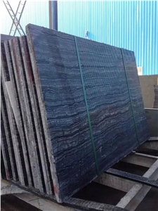 China Black Wooden Vein Marble Slabs/Marble Tiles for Flooring & Walling- Hotel Project Design