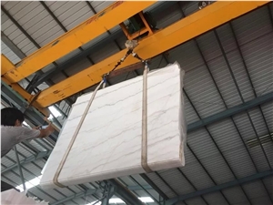 China Guangxi White Marble Slabs & Tiles for Walling & Flooring