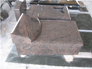 Himalayan Blue Granite Monuments, Tombstone